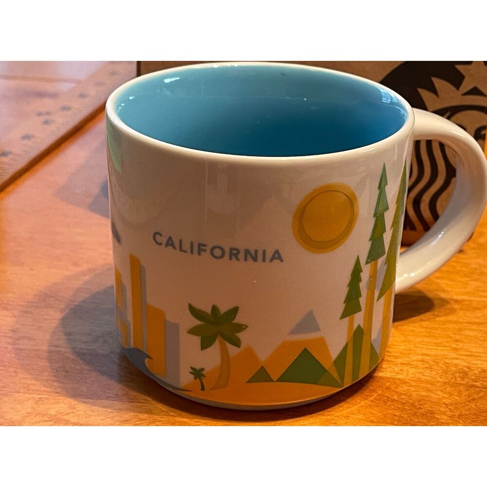 Starbucks You Are Here Collection Coffee Mug CALIFORNIA 14 FL Oz New in Box